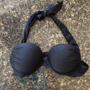 Victoria’s Secret black push-up bikini top